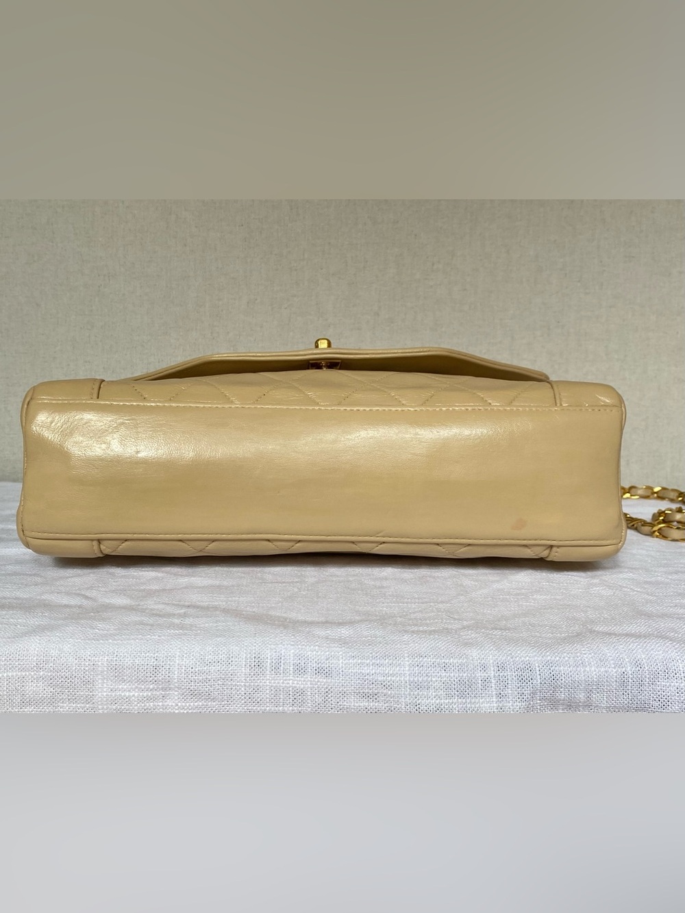 Vintage ✨ CHANEL ✨ Diana Quilted Flap Bag CC Chain Shoulder Bag Medium Authentic - Picture 6 of 13
